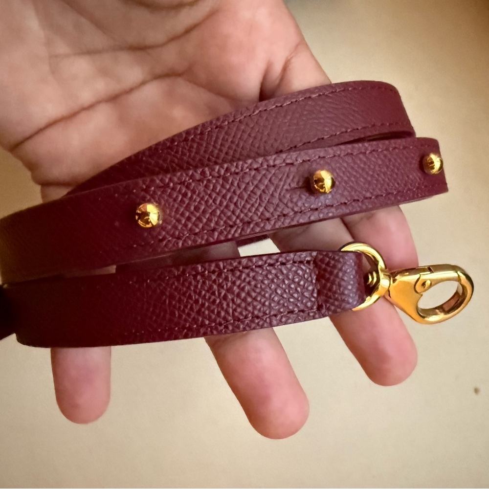 RSVP Paris Munchkin Bag - Grained Burgundy - Picture 8 of 9